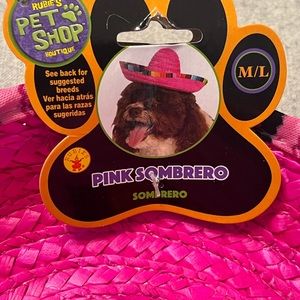New with tags dog sombrero Size Med/Large